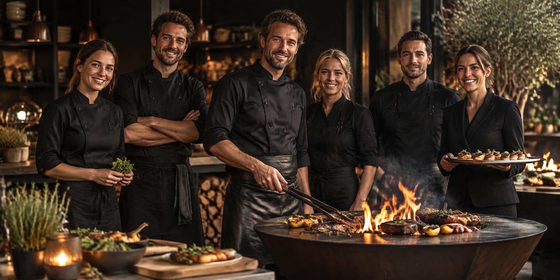 Voorbeeldbeeld van het cateringteam van Verthy